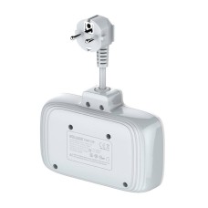 Power strip with 2 AC sockets, 3x USB, USB-C, LDNIO SE2435, 2500W (white) Power strip with 2 AC sockets, 3x USB, USB-C, LDNIO SE2435, 2500W (white)