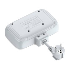 Power strip with 2 AC sockets, 3x USB, USB-C, LDNIO SE2435, 2500W (white) Power strip with 2 AC sockets, 3x USB, USB-C, LDNIO SE2435, 2500W (white)