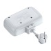 Power strip with 2 AC sockets, 3x USB, USB-C, LDNIO SE2435, 2500W (white)