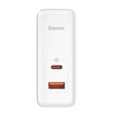 Wall charger Baseus GaN5 Pro USB-C + USB, 100W + 1m cable (white) Wall charger Baseus GaN5 Pro USB-C + USB, 100W + 1m cable (white)