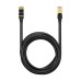Baseus Ethernet RJ45, 10Gbps, 5m network cable (black)