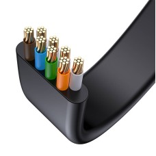 Baseus Ethernet RJ45, 1Gbps, 15m network cable (black) Baseus Ethernet RJ45, 1Gbps, 15m network cable (black)