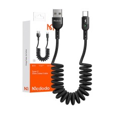 USB Spring Cable to USB-C Mcdodo Omega CA-6420 1.8m (Black) USB Spring Cable to USB-C Mcdodo Omega CA-6420 1.8m (Black)