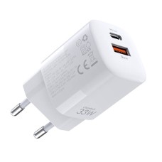 Wall Charger Choetech, 33W, PD5006 A+C dual port (white)