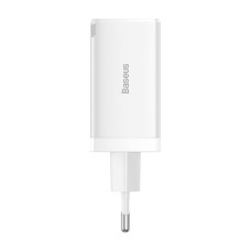 Wall charger Baseus GaN5 Pro 2xUSB-C + USB, 65W (white) Wall charger Baseus GaN5 Pro 2xUSB-C + USB, 65W (white)