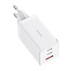 Wall charger Baseus GaN5 Pro 2xUSB-C + USB, 65W (white) Wall charger Baseus GaN5 Pro 2xUSB-C + USB, 65W (white)