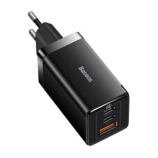 Wall charger Baseus GaN5 Pro 2xUSB-C + USB, 65W (black) Wall charger Baseus GaN5 Pro 2xUSB-C + USB, 65W (black)