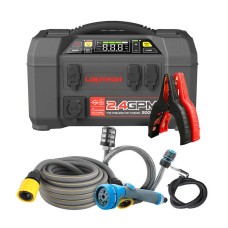 Lokithor AW401 Jump Starter / Booster 2500A + Powerbank 20000mAh + Compressor + Flash Light + Power Wash 5-in-1 Device