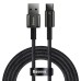 Baseus Tungsten Gold Cable USB to USB-C, 100W, 1m (black)