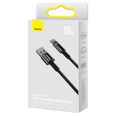Baseus Tungsten Gold Cable USB to USB-C, 100W, 1m (black) Baseus Tungsten Gold Cable USB to USB-C, 100W, 1m (black)