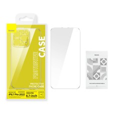 Baseus Crystal Transparent Magnetic Case and Tempered Glass set for iPhone 14 Pro Max Baseus Crystal Transparent Magnetic Case and Tempered Glass set for iPhone 14 Pro Max