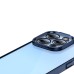 Baseus Glitter Transparent Case and Tempered Glass set for iPhone 14 Pro (blue)