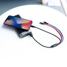 Baseus 3in1 Cable USB-C / Lightning / Micro 3,5A 0,3m (Black) Baseus 3in1 Cable USB-C / Lightning / Micro 3,5A 0,3m (Black)