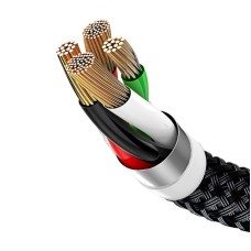 Baseus 3in1 Cable USB-C / Lightning / Micro 3,5A 0,3m (Black) Baseus 3in1 Cable USB-C / Lightning / Micro 3,5A 0,3m (Black)