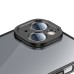 Baseus Glitter Transparent Case and Tempered Glass set for iPhone 14 Plus (black)
