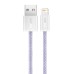 USB cable for Lightning Baseus Dynamic 2 Series, 2.4A, 2m (purple)