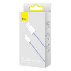 USB cable for Lightning Baseus Dynamic 2 Series, 2.4A, 2m (purple) USB cable for Lightning Baseus Dynamic 2 Series, 2.4A, 2m (purple)