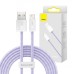 USB cable for Lightning Baseus Dynamic 2 Series, 2.4A, 2m (purple)