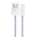 USB cable for Lightning Baseus Dynamic 2 Series, 2.4A, 1m (purple)