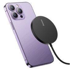Magnetic Wireless Charger Baseus Simple Mini3 15W (Black) Magnetic Wireless Charger Baseus Simple Mini3 15W (Black)