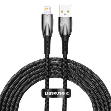 USB cable for Lightning Baseus Glimmer Series, 2.4A, 2m (Black) USB cable for Lightning Baseus Glimmer Series, 2.4A, 2m (Black)