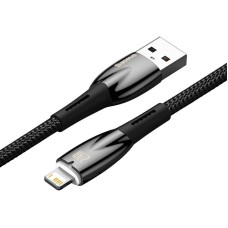 USB cable for Lightning Baseus Glimmer Series, 2.4A, 2m (Black) USB cable for Lightning Baseus Glimmer Series, 2.4A, 2m (Black)