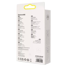 USB cable for Lightning Baseus Glimmer Series, 2.4A, 2m (Black) USB cable for Lightning Baseus Glimmer Series, 2.4A, 2m (Black)