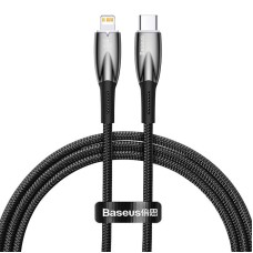 USB-C cable for Lightning Baseus Glimmer Series, 20W, 1m (Black)
