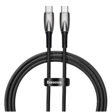 USB-C cable for USB-C Baseus Glimmer Series, 100W, 1m (Black) USB-C cable for USB-C Baseus Glimmer Series, 100W, 1m (Black)