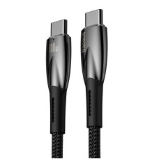 USB-C cable for USB-C Baseus Glimmer Series, 100W, 1m (Black) USB-C cable for USB-C Baseus Glimmer Series, 100W, 1m (Black)