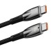 USB-C cable for USB-C Baseus Glimmer Series, 100W, 1m (Black)