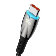 USB cable for USB-C Baseus Glimmer Series, 100W, 2m (Black) USB cable for USB-C Baseus Glimmer Series, 100W, 2m (Black)