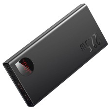 Powerbank Baseus Adaman Metal, 10000mAh, 2xUSB, USB-C, Lightning, MicroUSB 22.5W (black)