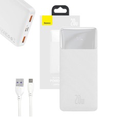 Powerbank Baseus Bipow 10000mAh, 20W (white) Powerbank Baseus Bipow 10000mAh, 20W (white)