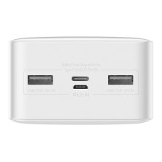 Powerbank Baseus Bipow 30000mAh, 15W (white)