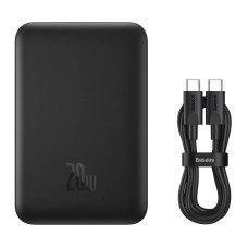 Powerbank Baseus Magnetic Mini 10000mAh, USB-C 20W MagSafe (black) Powerbank Baseus Magnetic Mini 10000mAh, USB-C 20W MagSafe (black)
