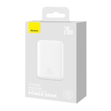 Powerbank Baseus Magnetic, 10000mAh, USB-C 20W, MagSafe (white)