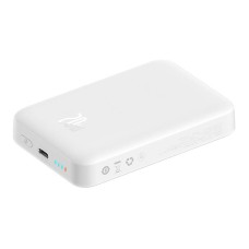 Powerbank Baseus Magnetic, 10000mAh, USB-C 20W, MagSafe (white)
