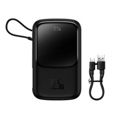Powerbank Baseus Qpow PRO with cable, 10000mAh, 22.5W (Black)