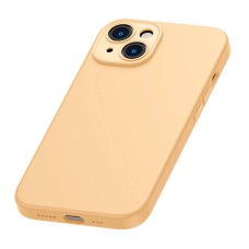 Baseus Liquid Silica Gel Case for iPhone 14 Plus (sunglow)+ tempered glass + cleaning kit Baseus Liquid Silica Gel Case for iPhone 14 Plus (sunglow)+ tempered glass + cleaning kit