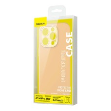 Baseus Liquid Silica Gel Case for iPhone 14 Pro Max (Sunglow)+ tempered glass + cleaning kit Baseus Liquid Silica Gel Case for iPhone 14 Pro Max (Sunglow)+ tempered glass + cleaning kit