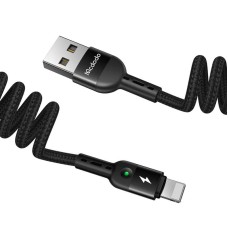 USB to Lightning Cable, Mcdodo CA-6410, Spring, 1.8m (Black)