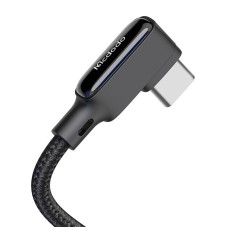 USB to USB-C cable, Mcdodo CA-7310, angled, 1.8m (black) USB to USB-C cable, Mcdodo CA-7310, angled, 1.8m (black)