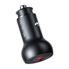 Car Charger Mcdodo CC-7030, USB + USB-C, with Display, 45W (Black) Car Charger Mcdodo CC-7030, USB + USB-C, with Display, 45W (Black)