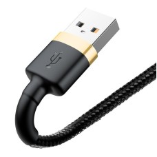 Baseus Cafule Cable USB Lightning 2.4A 1m (Gold+Black) Baseus Cafule Cable USB Lightning 2.4A 1m (Gold+Black)