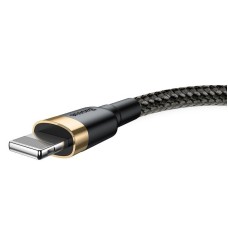 Baseus Cafule Cable USB Lightning 2A 3m (Gold+Black) Baseus Cafule Cable USB Lightning 2A 3m (Gold+Black)