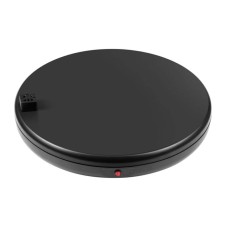 Rotating display stand Puluz with power socket 45 cm (black) Rotating display stand Puluz with power socket 45 cm (black)