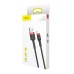 Baseus Cafule Cable USB Lightning 2A 3m (Black+Red)