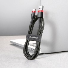 Baseus Cafule USB-C cable 2A 3m (Black+Red) Baseus Cafule USB-C cable 2A 3m (Black+Red)