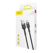 Baseus Cafule USB-C cable 2A 3m (Black+Gray) Baseus Cafule USB-C cable 2A 3m (Black+Gray)